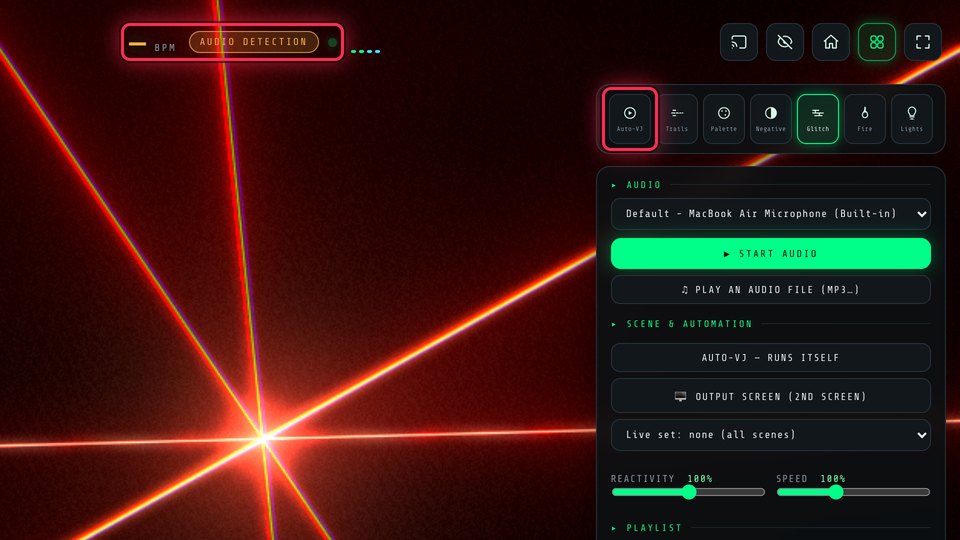 Auto-VJ and BPM