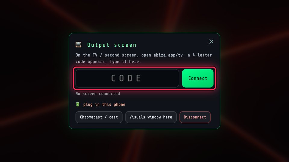 TV screen